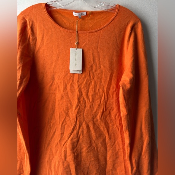 Minnie Rose Vibrant Orange Long Sleeve Tee - Picture 11 of 12